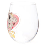 Koalafied Mum Stemless Wine Glass