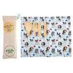 Dogs Bamboo Cutlery Set