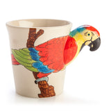 Macaw 3D Handle Mug