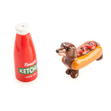 Sausage Dog & Ketchup Salt & Pepper Set