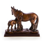 Family of 2 Horses Figurine