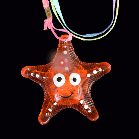 Flashing Starfish Necklace